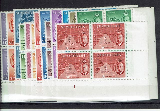 Image of Seychelles SG 158/72 UMM British Commonwealth Stamp